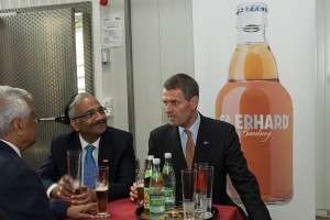 Brauereibesichtigung des Vorstands der deutsch-indischen Handelskammer